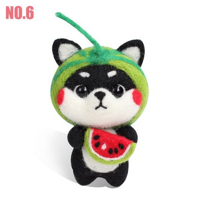 1 τεμ. DIY κουκλίτσα με βελόνες τσόχας χειροτεχνίας Σετ τσόχας από μαλλί για ζώα Non Finished σετ χειροτεχνίας σκύλου για DIY χειροποίητα δώρα διακοπών