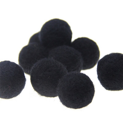 10 vnt. vilnos veltinio kamuoliukai, apvalūs vilnos veltinio rutuliai.