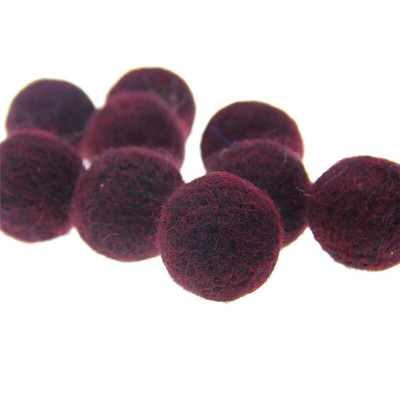 10 vnt. vilnos veltinio kamuoliukai, apvalūs vilnos veltinio rutuliai.