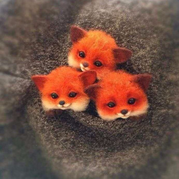 1Σετ Cute Animals Καρφίτσα DIY Wool Needle Felting Υλικό Συσκευασία Μάλλινη τσόχα Craft Poke Σετ DIY Handcraft Kit Παιδιά Δώρο χειροτεχνίας