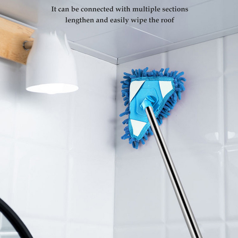 Pöörlev kolmnurkmopp Lihtne paigaldamine Puhastus tolmumopp Pöörlev kolmnurkne sissetõmmatav puhastusmopp Sissetõmmatav klaasipuhastusvahend