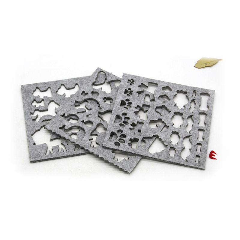 7tk villavilt hallituse nõelviltimine meisterdamise šabloon, aplikatsioon käsitöö vormimine käsitsi valmistatud aksessuaarid