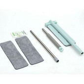 360 Περιστρεφόμενη επίπεδη σφουγγαρίστρα Καθαρισμός Σφουγγαρίστρα δαπέδου 2 τεμ. Αντικαταστάσιμα μαξιλάρια Wet Dry Χρήση Οικιακά εργαλεία κουζίνας