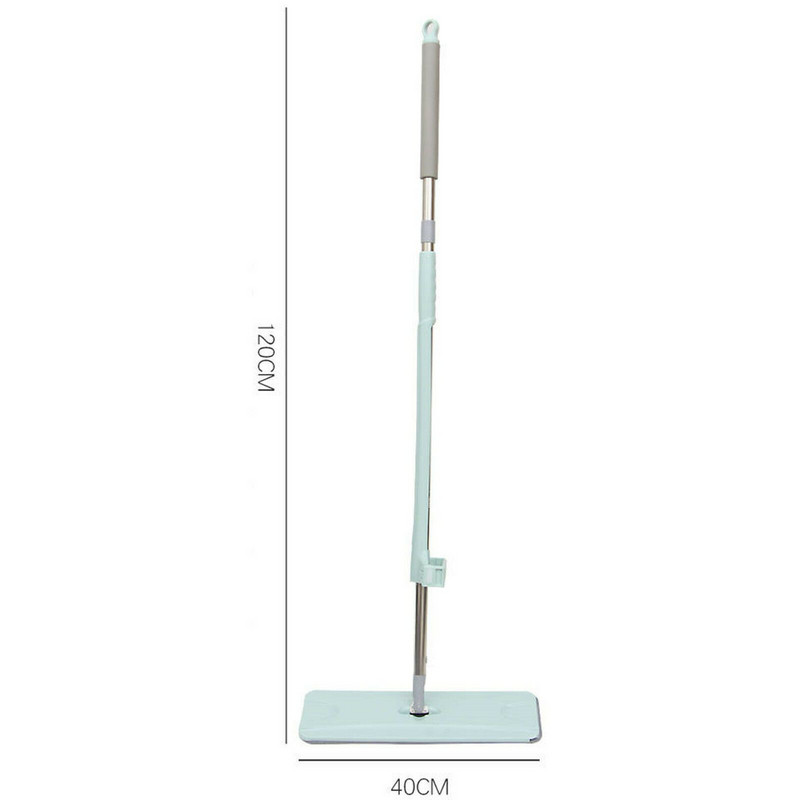 360 Περιστρεφόμενη επίπεδη σφουγγαρίστρα Καθαρισμός Σφουγγαρίστρα δαπέδου 2 τεμ. Αντικαταστάσιμα μαξιλάρια Wet Dry Χρήση Οικιακά εργαλεία κουζίνας