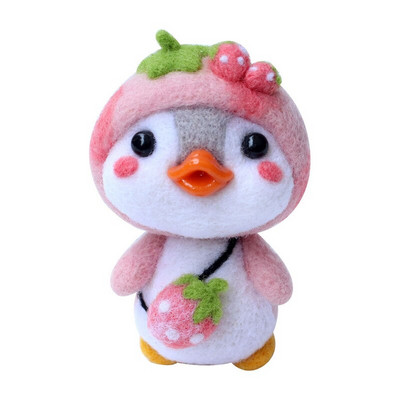 Shiba Inu Dog Penguin Wool Felt Felting Needle Kit Υλικό Πακέτο Μη τελειωμένο Animal Pet Doll DIY Poked Felt Craft Κεντήματα