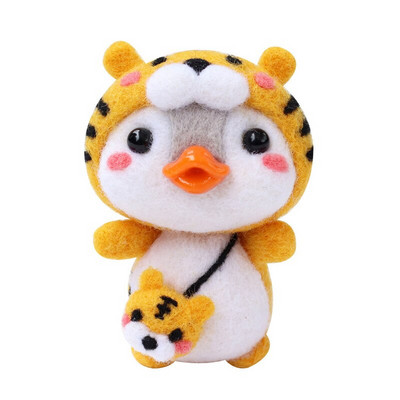 Shiba Inu Dog Penguin Wool Felt Felting Needle Kit Υλικό Πακέτο Μη τελειωμένο Animal Pet Doll DIY Poked Felt Craft Κεντήματα