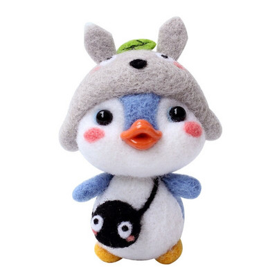 Shiba Inu Dog Penguin Wool Felt Felting Needle Kit Υλικό Πακέτο Μη τελειωμένο Animal Pet Doll DIY Poked Felt Craft Κεντήματα