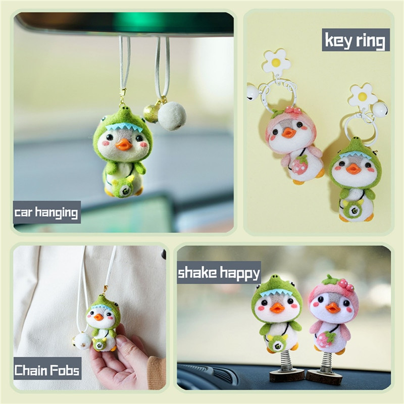 Shiba Inu Dog Penguin Wool Felt Felting Needle Kit Υλικό Πακέτο Μη τελειωμένο Animal Pet Doll DIY Poked Felt Craft Κεντήματα