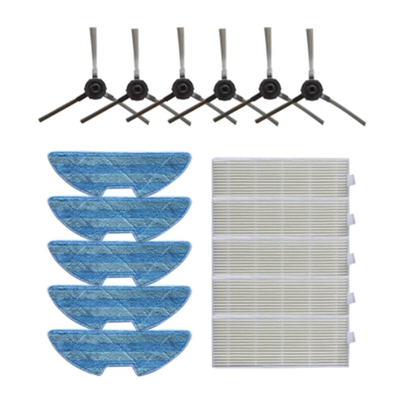 1Σετ Συμβατό για VSLAM-811GB/-911SE Αξεσουάρ Sweeper Πλαϊνή σφουγγαρίστρα φίλτρου