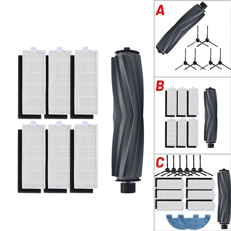 1 set perie principală perie laterală filtru mop pânză pentru piese pentru aspirator OSOJI 950 990 accesorii de curățare robot măturător