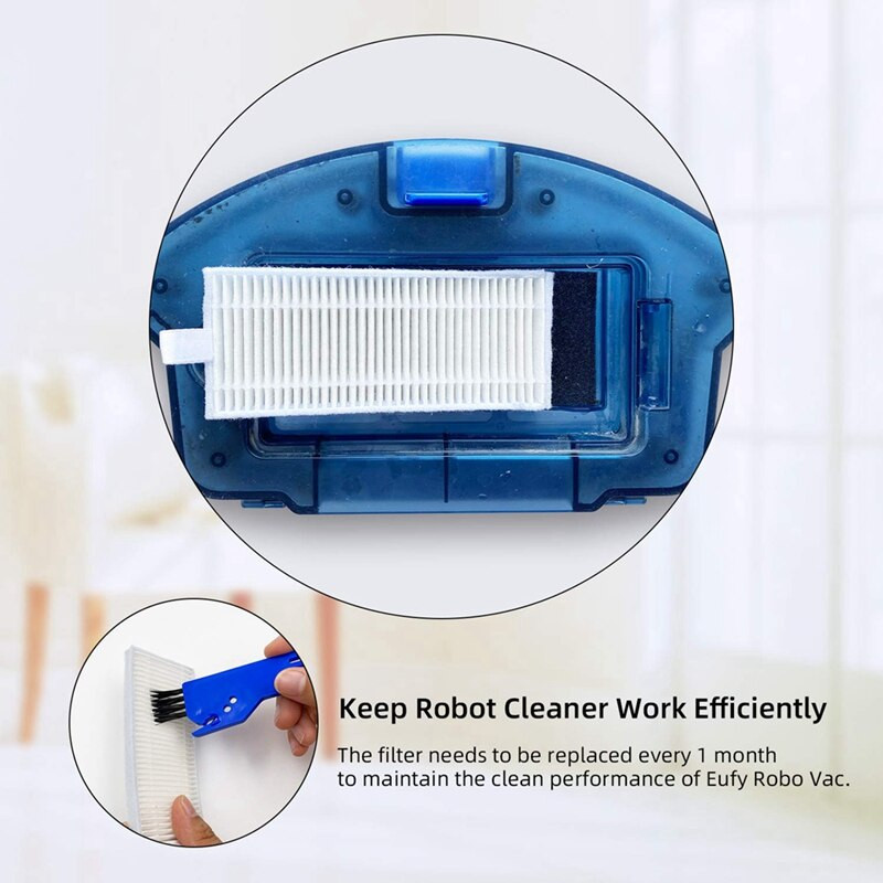 Κιτ ανταλλακτικών για Eufy Robovac 11S 25C 30 30C 35C 12 15T 15C Slim Robot Vacuum Main Side Brush Hepa Filter
