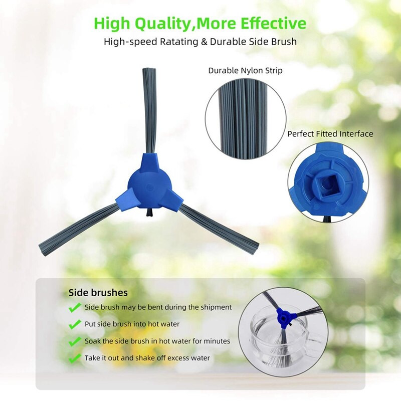 Κιτ ανταλλακτικών για Eufy Robovac 11S 25C 30 30C 35C 12 15T 15C Slim Robot Vacuum Main Side Brush Hepa Filter