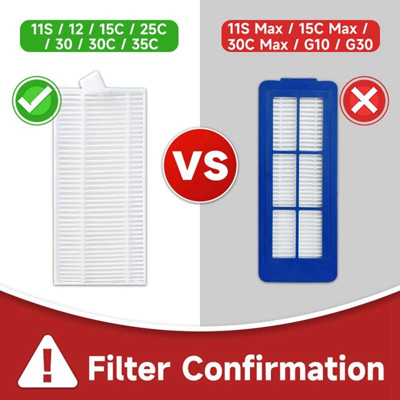 Κιτ ανταλλακτικών για Eufy Robovac 11S 25C 30 30C 35C 12 15T 15C Slim Robot Vacuum Main Side Brush Hepa Filter