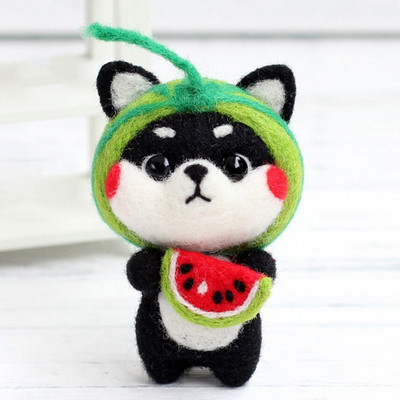 Armas villaviltimise nukukomplekt, viimistlemata loomade mänguasjade nõelvilt lasteaia jõulunukk lastele Käsitöö käsitöö