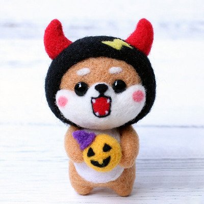 Armas villaviltimise nukukomplekt, viimistlemata loomade mänguasjade nõelvilt lasteaia jõulunukk lastele Käsitöö käsitöö