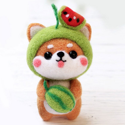 Armas villaviltimise nukukomplekt, viimistlemata loomade mänguasjade nõelvilt lasteaia jõulunukk lastele Käsitöö käsitöö