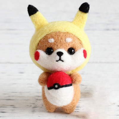 Armas villaviltimise nukukomplekt, viimistlemata loomade mänguasjade nõelvilt lasteaia jõulunukk lastele Käsitöö käsitöö