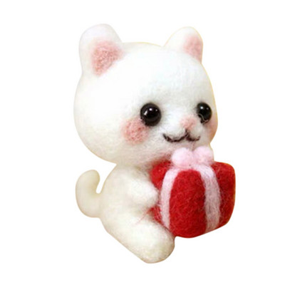 DIY villavildi õmblus Lõbus koomiks Käsitöö nõelviltimise stardikomplektid täiskasvanutele käsitsi valmistatud materjalide komplekt Tüdrukute festival Laste käsitöö