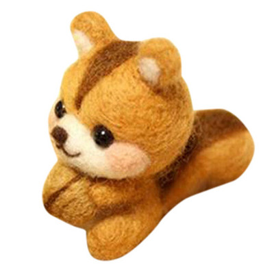 DIY villavildi õmblus Lõbus koomiks Käsitöö nõelviltimise stardikomplektid täiskasvanutele käsitsi valmistatud materjalide komplekt Tüdrukute festival Laste käsitöö