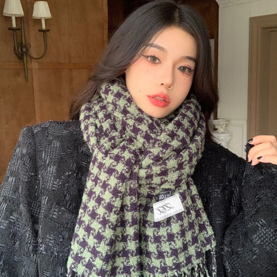 Γυναικείο καρό κασκόλ  με κρόσσια - πολλά χρώματα