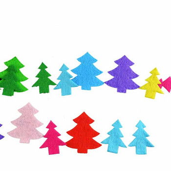 Коледна елха от филц големи/малки конфети Апликации Занаятчийска изработка на картичка украса Декорации за сватбена маса