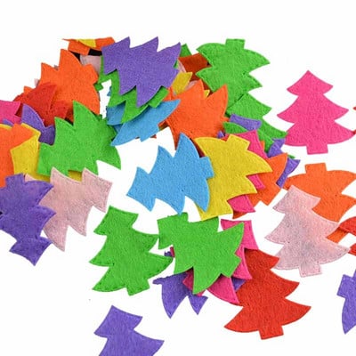 Pom de Crăciun din pâslă confetti mare/mică Aplicații Artizanat Confecționare carduri decor decorațiuni pentru masă nuntă