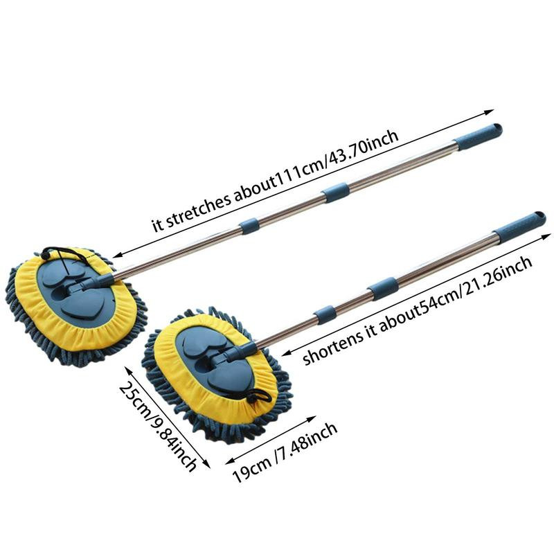 Регулируем почистващ моп Моп за почистване на под от твърда дървесина Микрофибърен моп за почистване на подове Моп за под Сух мокър моп за твърдо дърво