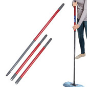Stâlp pentru mop rotativ Tijă telescopică pentru mop cu trei secțiuni pentru pardoseală care se rotește Stâlp pentru mop fără pedală Set de instrumente de curățare a mânerului