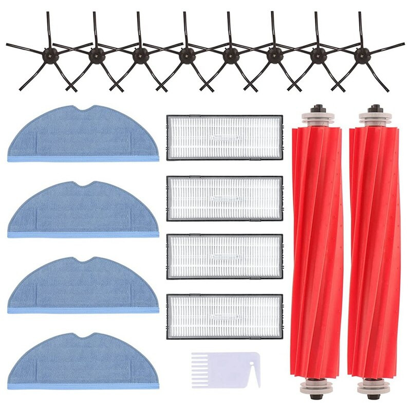 Lisatarvikute komplekt, mis ühildub Robo Rock S7, S7 Maxv Plus, S7 Maxv Ultra, S7 Maxv, tarvikute vahetuskomplektiga