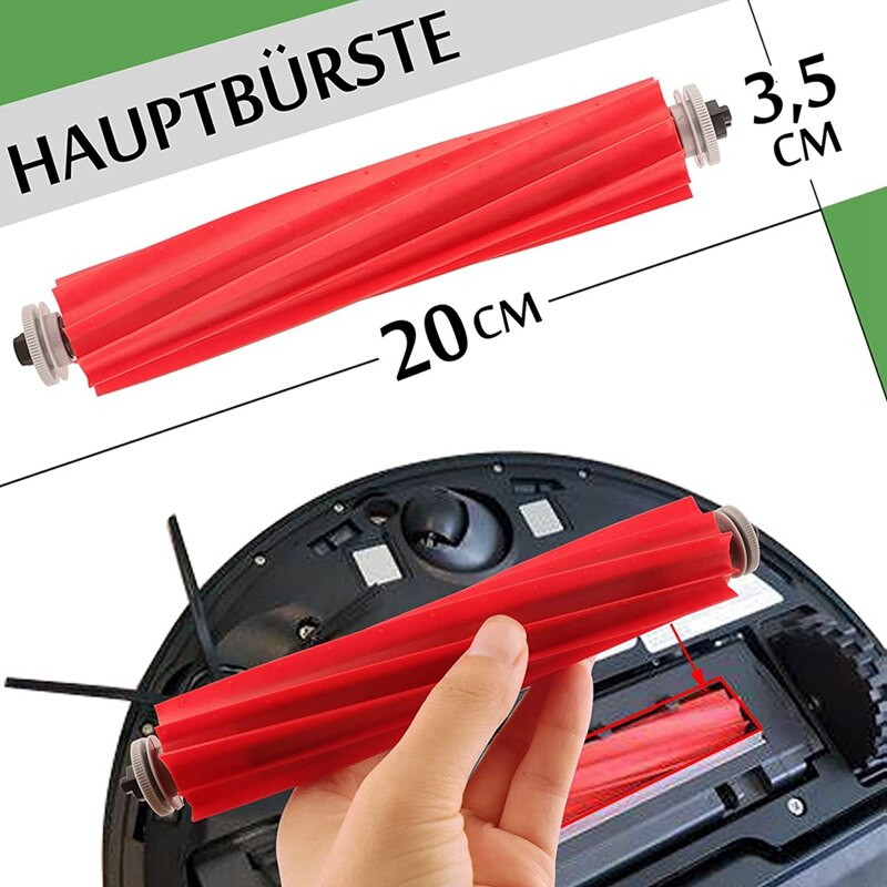 Lisatarvikute komplekt, mis ühildub Robo Rock S7, S7 Maxv Plus, S7 Maxv Ultra, S7 Maxv, tarvikute vahetuskomplektiga