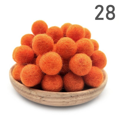 20 τμχ/παρτίδα 2 εκ. μάλλινες τσόχες μπάλες στρογγυλές μάλλινες τσόχες πόμ πομ DIY γιρλάντα χειροποίητη χειροτεχνία Σπίτι Διακόσμηση γάμου για κορίτσια