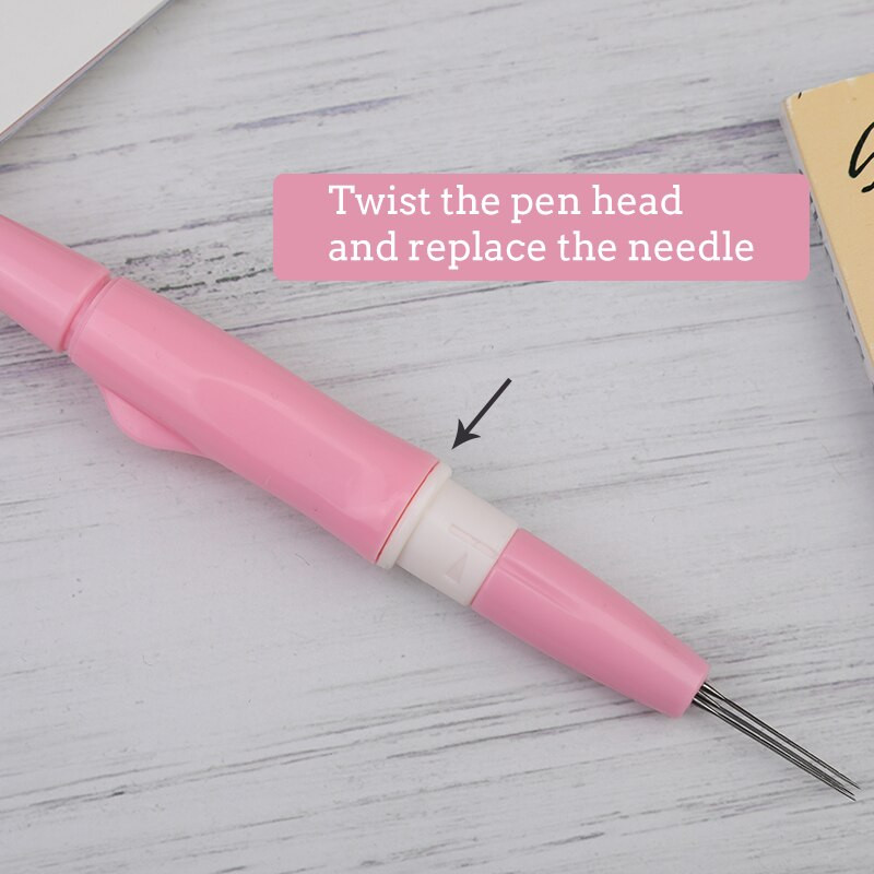 RORGETO Viltimisnõel Tööriistad Vill 3 Nõela Käivitus DIY Tööriistad Kunsti tarvikud Käsitöö Käsitöö Mitme nõela tööriistad Õmblus