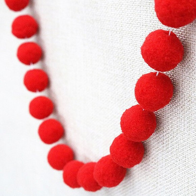 Πολύχρωμη μπάλα από τσόχα Παιδικά κορίτσια Διακόσμηση δωματίου γάμου Χριστουγεννιάτικο πάρτι γενεθλίων Κρεμαστό στολίδι τοίχου για παιδιά DIY Παιχνίδια Προμήθειες