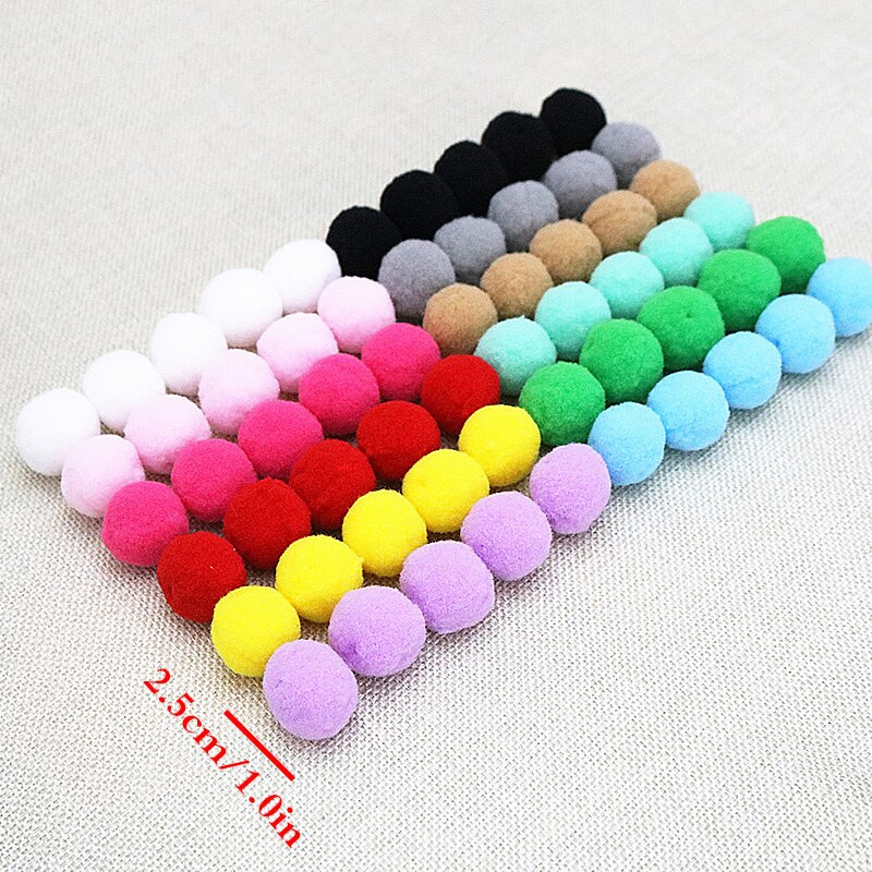 Πολύχρωμη μπάλα από τσόχα Παιδικά κορίτσια Διακόσμηση δωματίου γάμου Χριστουγεννιάτικο πάρτι γενεθλίων Κρεμαστό στολίδι τοίχου για παιδιά DIY Παιχνίδια Προμήθειες