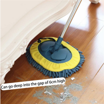 Кухненски абсорбиращ моп Издръжлив малък подов инструмент за изтласкване на прах Абсорбиращо стъкло Чисти ултрафини влакна Инструменти за домакинско почистване на пода