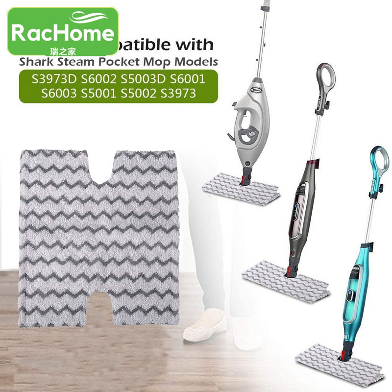 1 buc. Tampoane de curățare pentru cap de mop cu abur de schimb pentru mașina de mop cu abur de rechin S3973d S6002 S5003d S6001 Reumplere pentru cap de mop de schimb