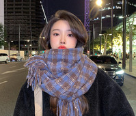 Casual καρό κασκόλ