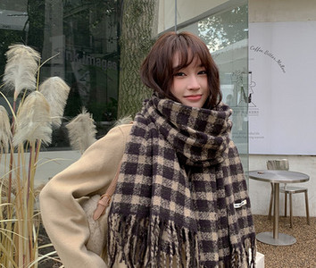 Casual καρό κασκόλ