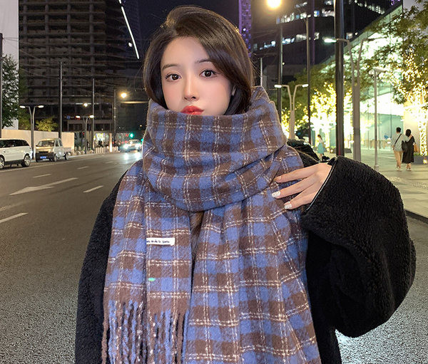 Casual καρό κασκόλ