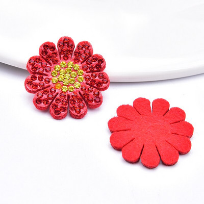 10 tk/partii vildist tikandid akrüülist kivist pärlitest lilletäht, südamekrooni plaastrid pruudiaplikatsioonid rõiva kaunistamiseks