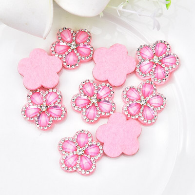 10 tk/partii vildist tikandid akrüülist kivist pärlitest lilletäht, südamekrooni plaastrid pruudiaplikatsioonid rõiva kaunistamiseks