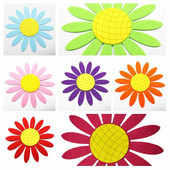 18 cm iluvärv päikeselill vildist riidest materjal isetegemise kaunistus lastetuba lastele kodu armas kaunistus käsitöö ehted 2018