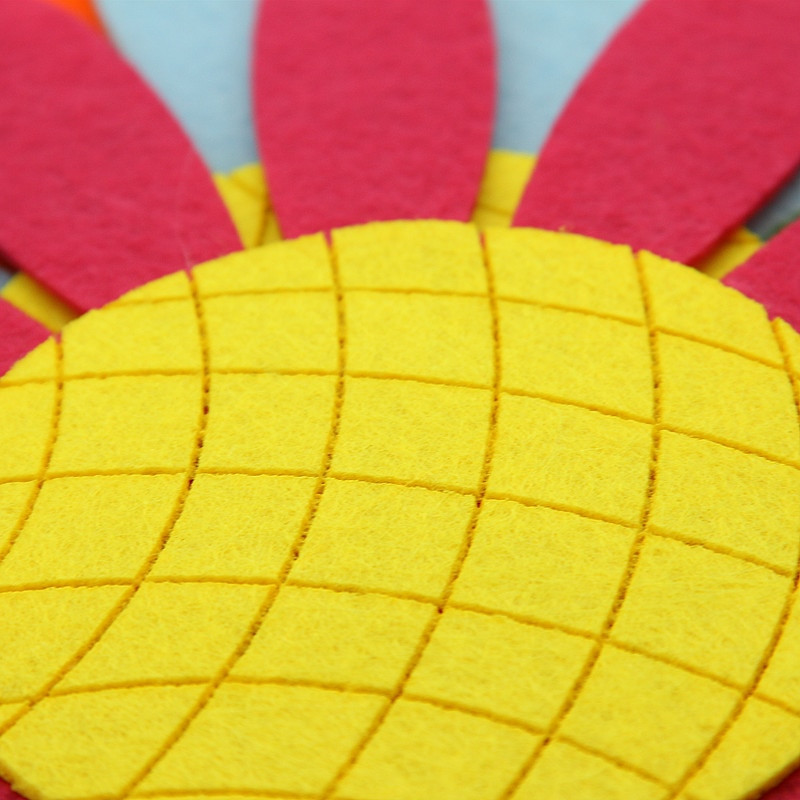 18 cm iluvärv päikeselill vildist riidest materjal isetegemise kaunistus lastetuba lastele kodu armas kaunistus käsitöö ehted 2018