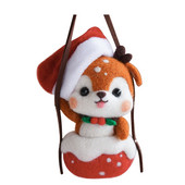 Nemezelőtű készletek Filc Diy Kezdő Gyapjú Kellékek Állatkészítés Kezdő Medál Anyag Gyerekek Kezdőknek székek rénszarvas