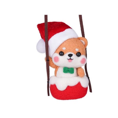 Nemezelőtű készletek Filc Diy Kezdő Gyapjú Kellékek Állatkészítés Kezdő Medál Anyag Gyerekek Kezdőknek székek rénszarvas