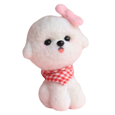Filcanje vune Igla Komplet filca Pas Životinja Bišon Rukotvorine Štene Fris Mokri friz Poklon set Filcani kalup Corgi pribor Alat Ornament Diy