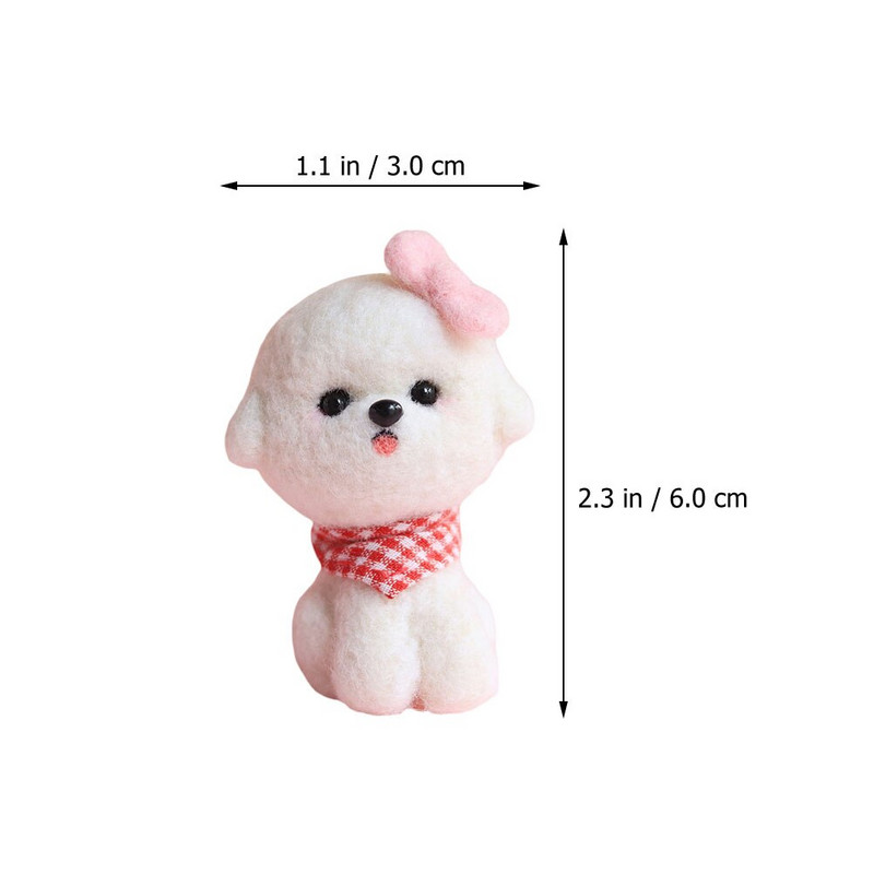 Filcanje vune Igla Komplet filca Pas Životinja Bišon Rukotvorine Štene Fris Mokri friz Poklon set Filcani kalup Corgi pribor Alat Ornament Diy