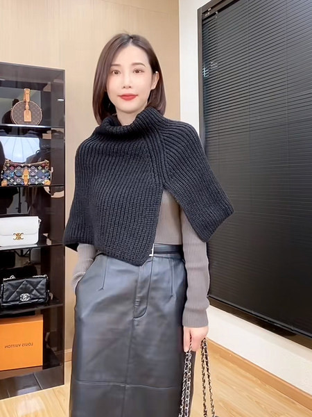 Talvine kootud polosall naistele