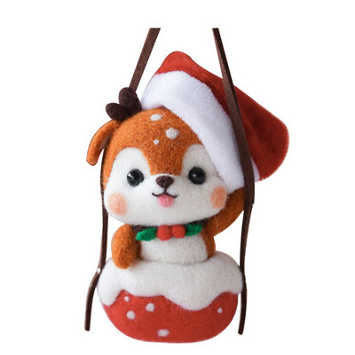 Komplet za filcanje Kompleti igala Diy pribor za filcanje za početnike Izrada privjesaka sa životinjama Početni materijal Dječji alati za početnike Setovi za bušenje vune za lutke