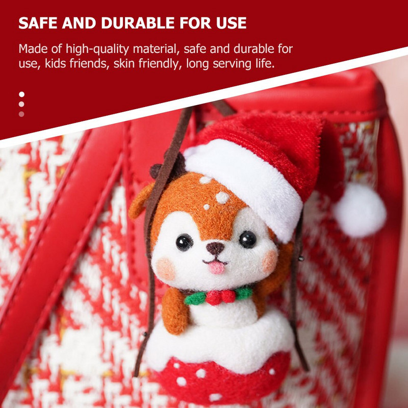 Viltimiskomplekti nõelakomplektid isetegemine algajatele vilditarvikute valmistamine loomade ripats Algmaterjal lastele algajatele tööriistad nuku villapunch komplektid